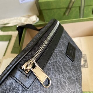 Gucci GG Meo Vintage Mini Belt Bag - Black 93413 | Sandra Bags - Image 3