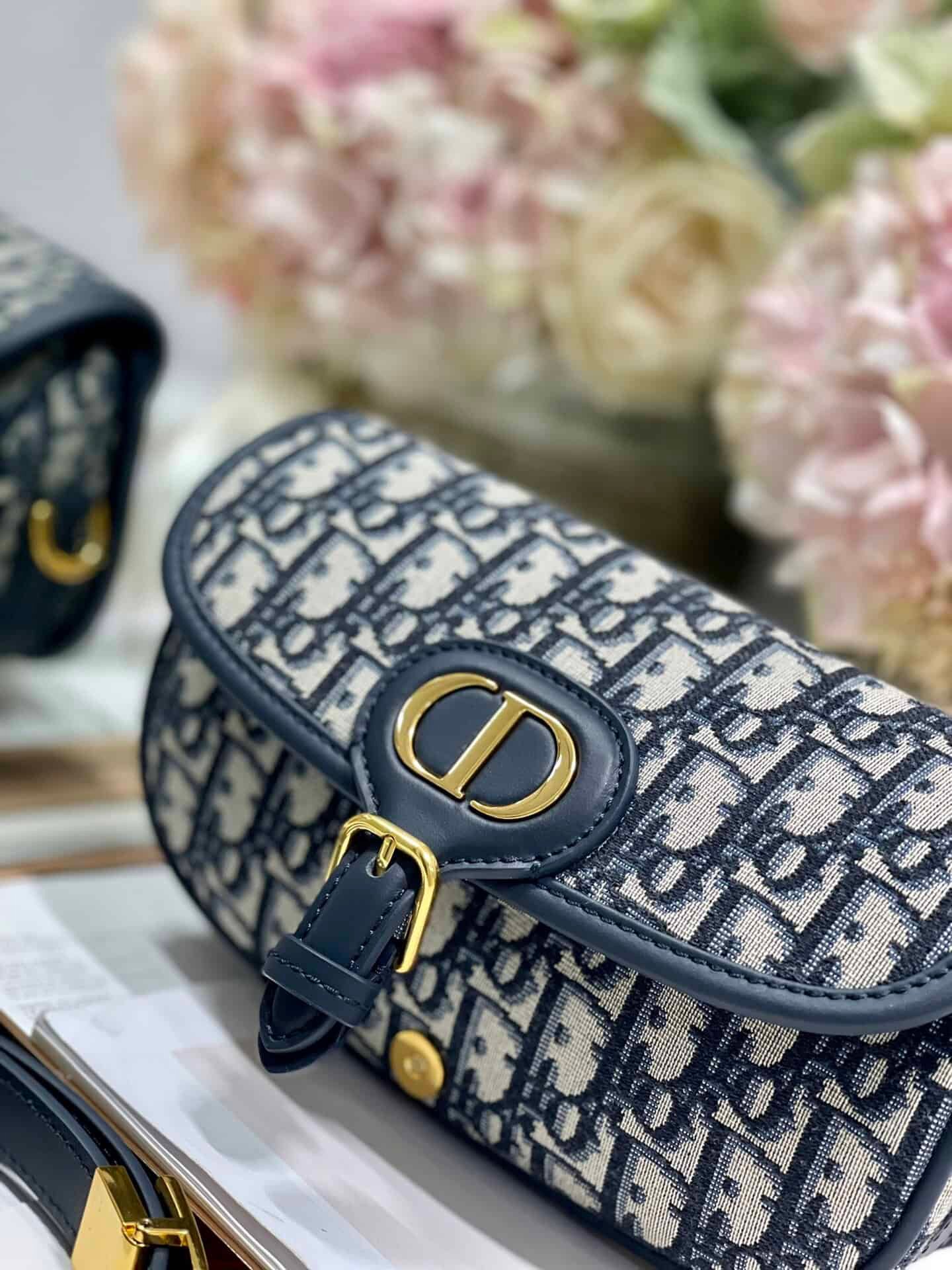 Dior Bobby East-West Handbag - Black/White 58608 | Sandra Bags - Image 4