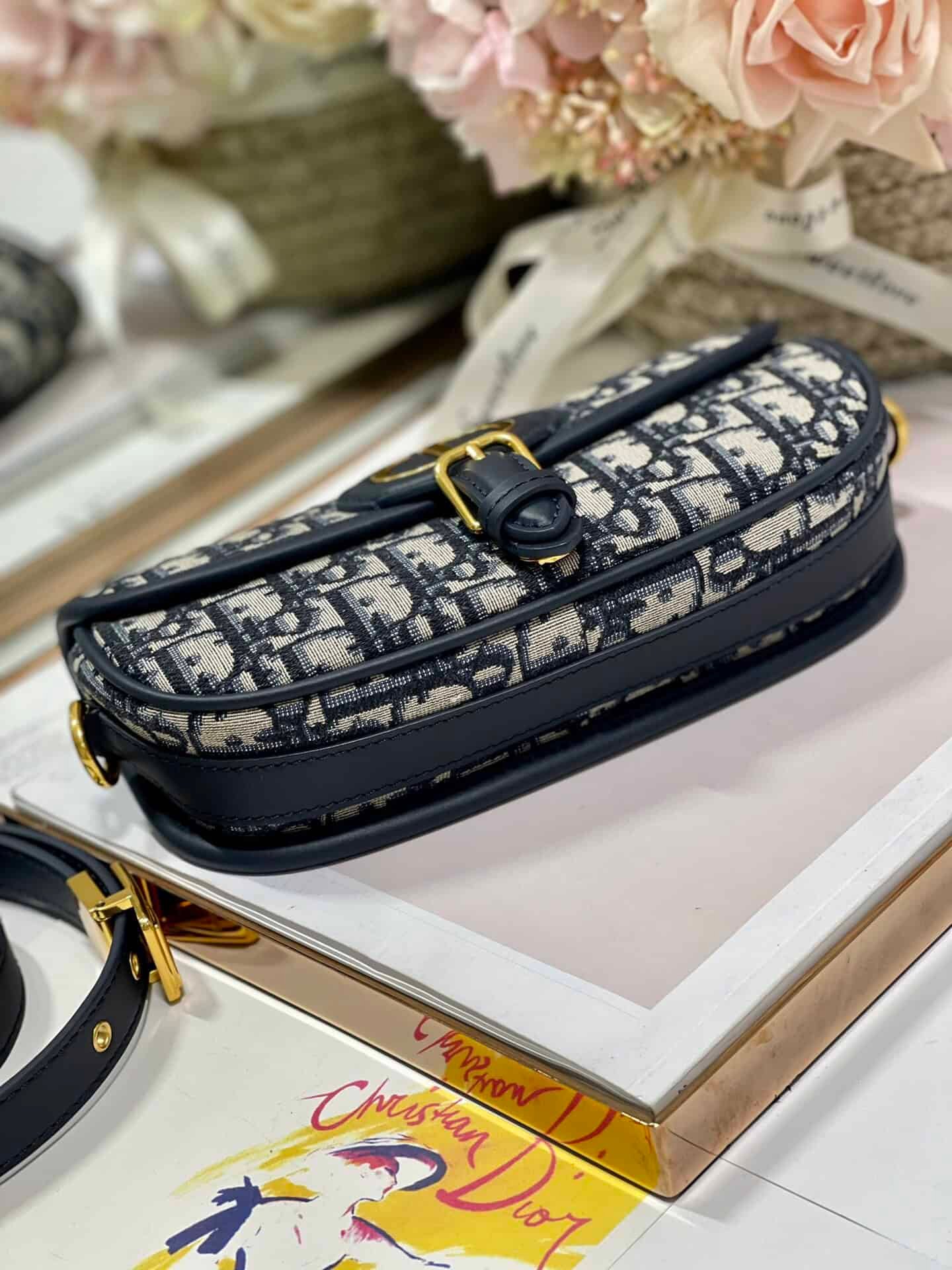 Dior Bobby East-West Handbag - Black/White 58608 | Sandra Bags - Image 2