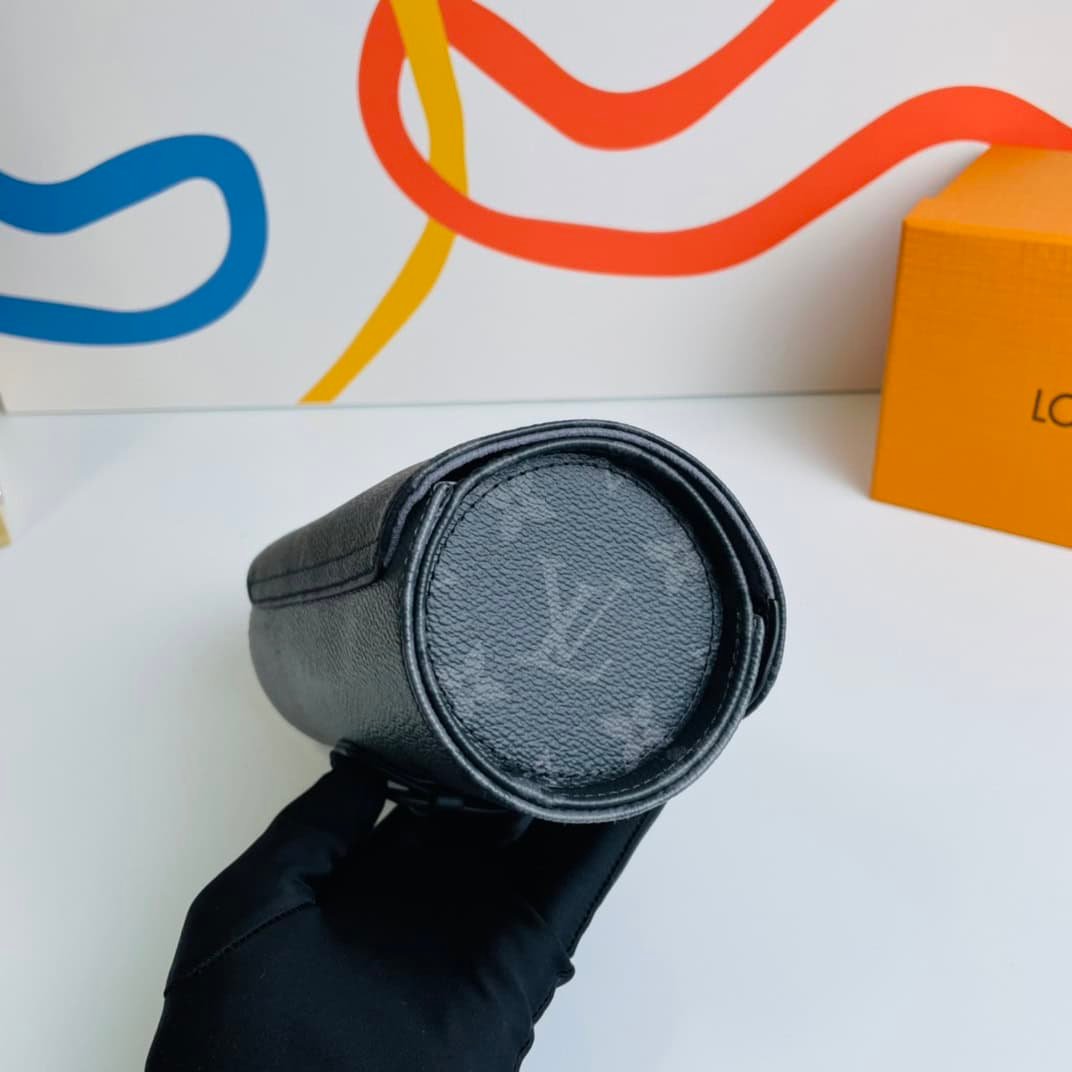 Louis Vuitton Eclipse Monogram 3 Watch Case - Gray 60938 | Sandra Bags - Image 4