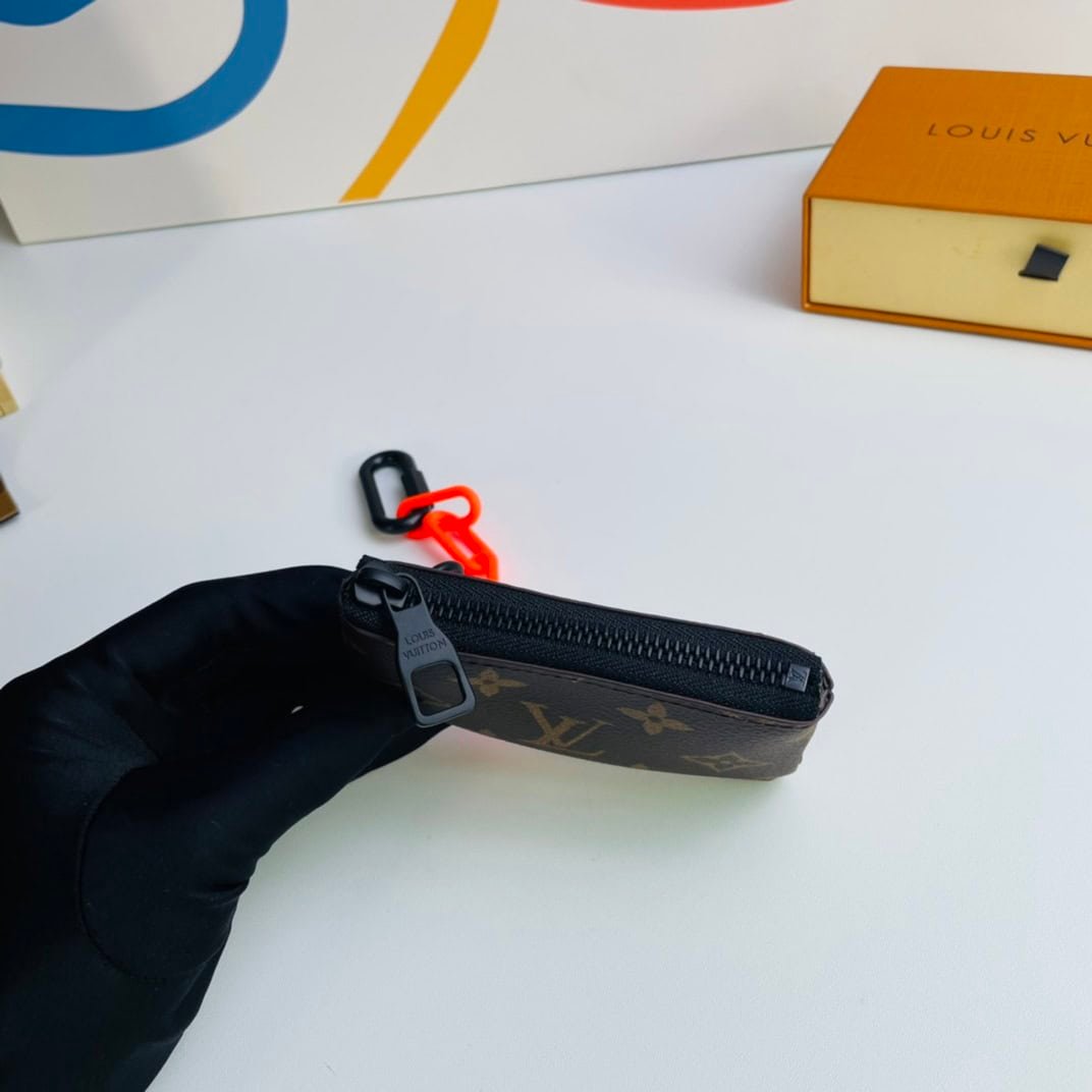 Louis Vuitton Key Case Orange Chain - Brown 68953 | Sandra Bags - Image 4