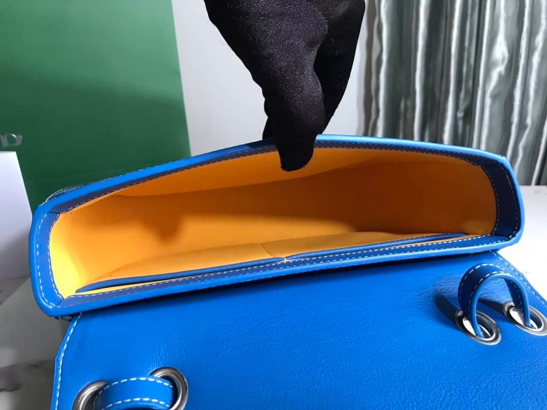 Goyard Brand New 233 lll Handbag - Electric Blue 93777 | Sandra Bags - Image 2