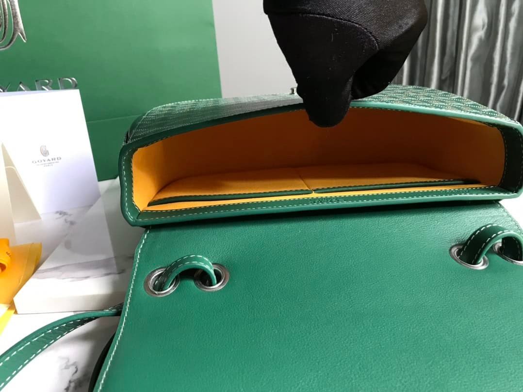 Goyard Brand New 233 lll Handbag - Green 80929 | Sandra Bags - Image 3