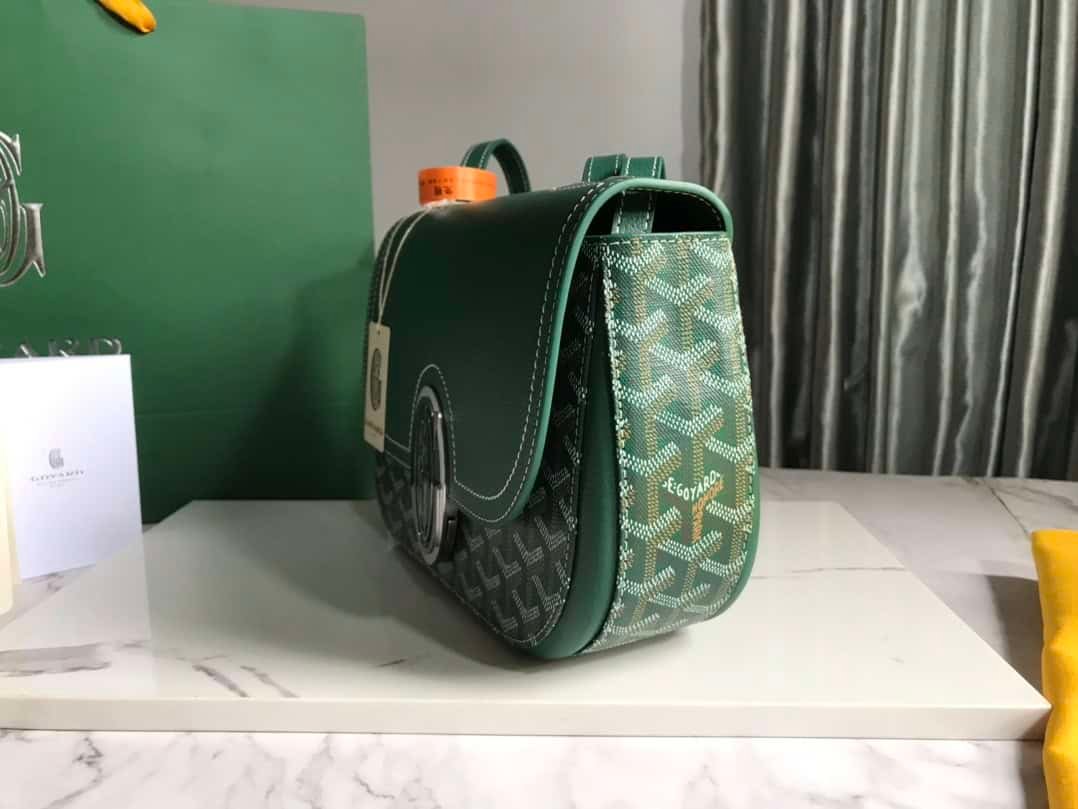 Goyard Brand New 233 lll Handbag - Green 80929 | Sandra Bags - Image 5