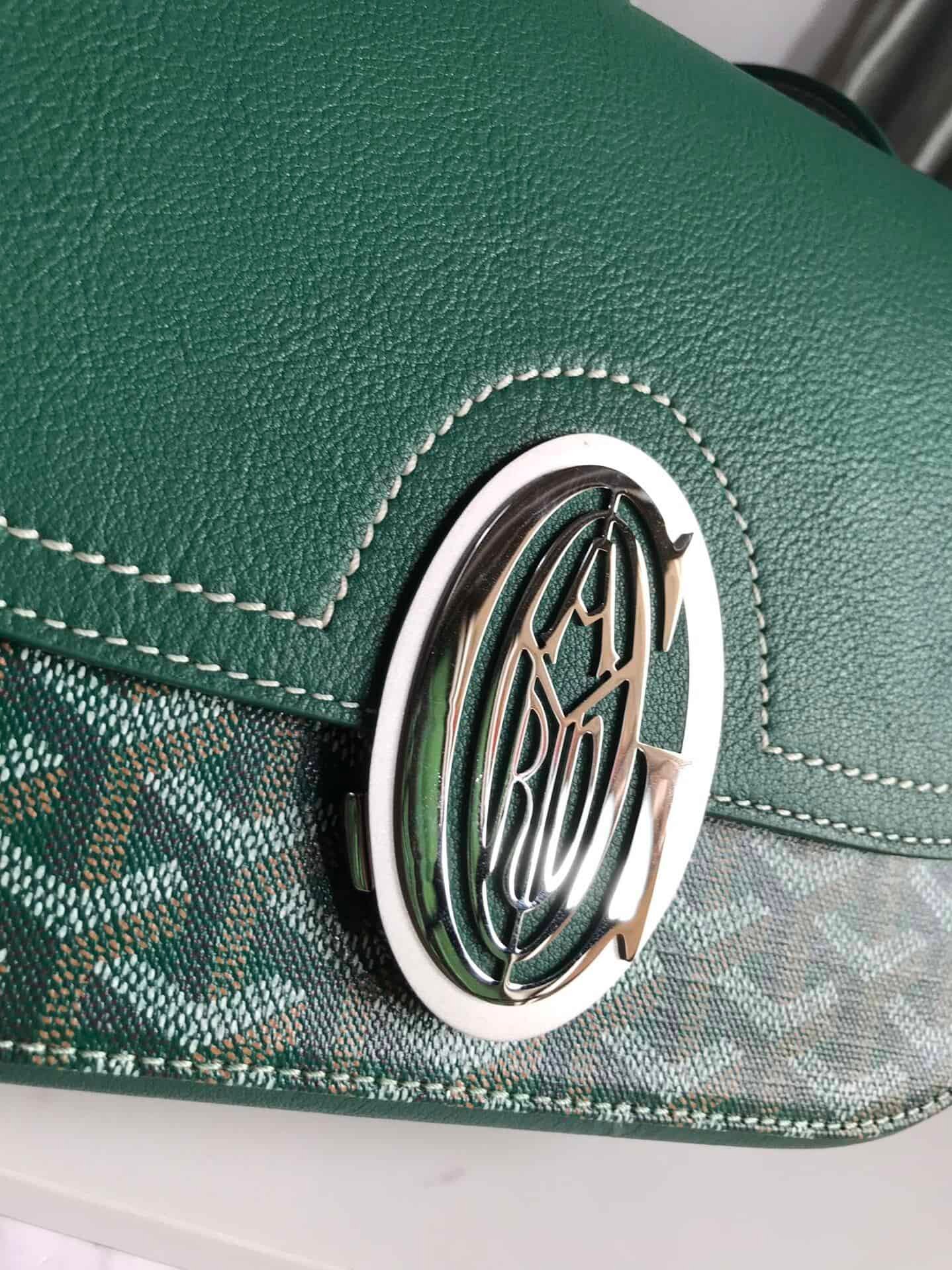 Goyard Brand New 233 lll Handbag - Green 80929 | Sandra Bags - Image 2