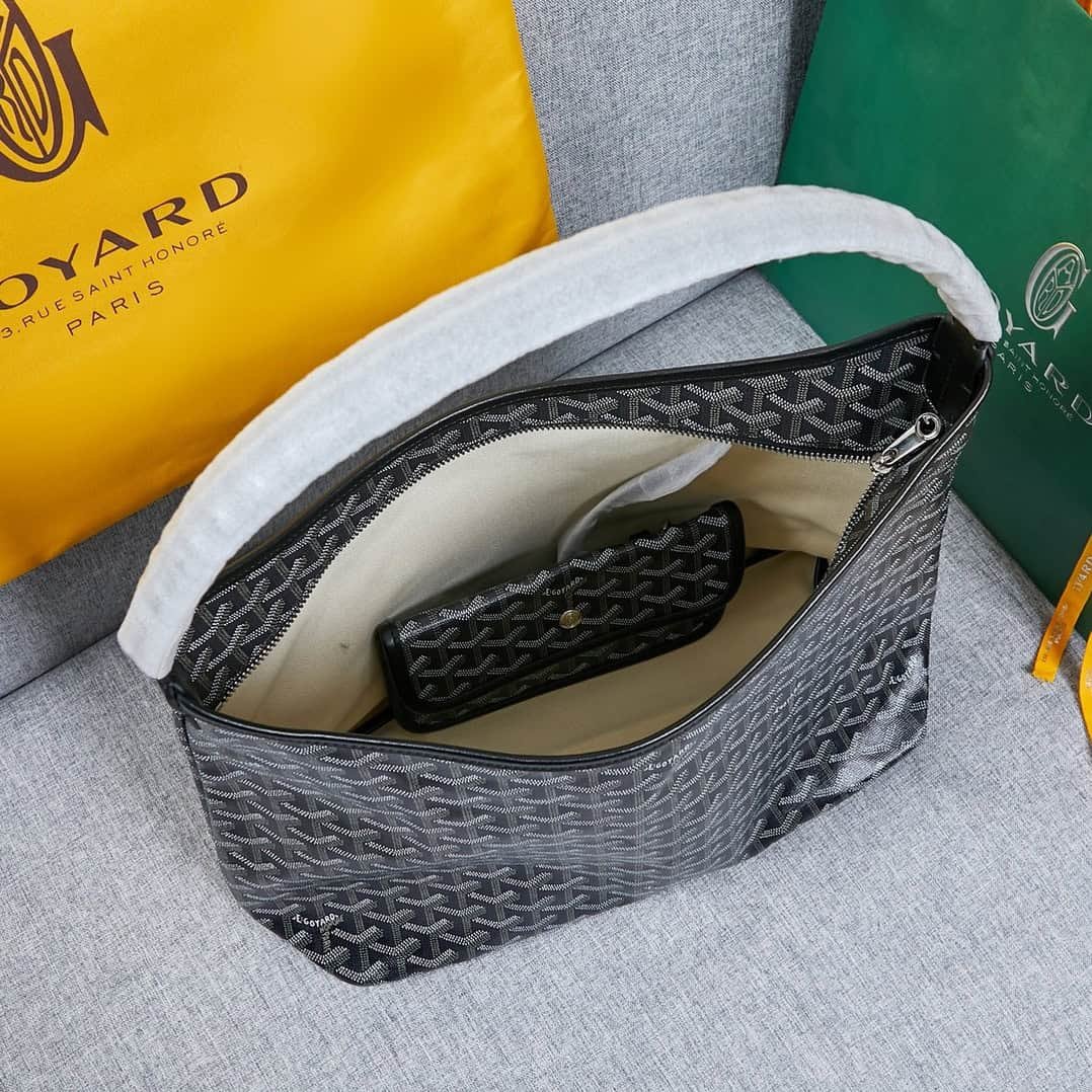 Goyard Hobo Bohème Underarm Bag - Black 15583 | Sandra Bags - Image 3