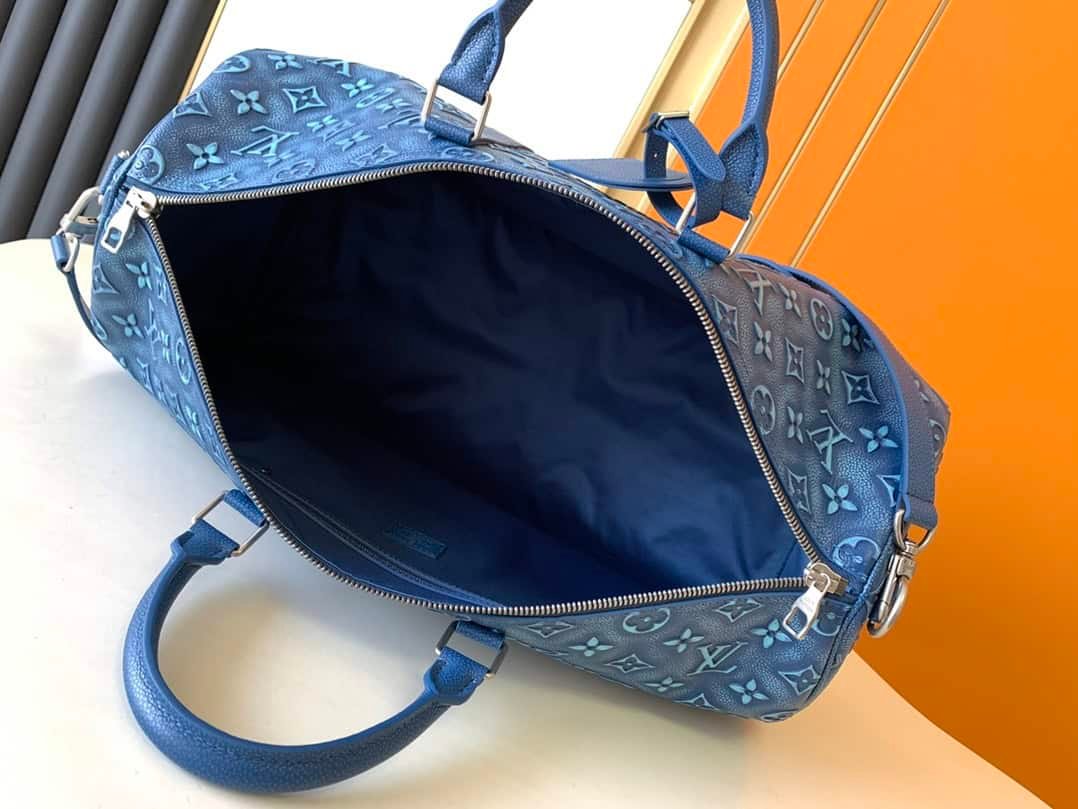 Louis Vuitton Keepall Bandoulière 50 Travel Bag - Blue 27834 | Sandra Bags - Image 2