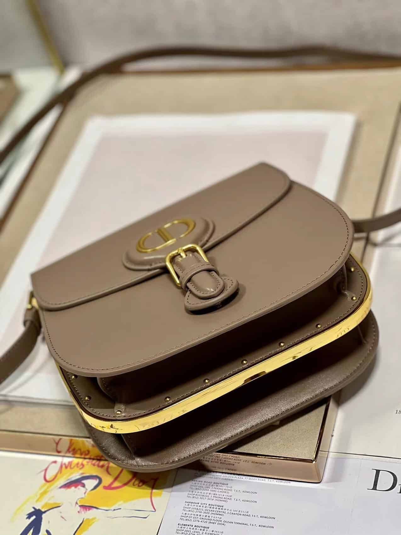 Dior Bobby Frame Bag - Hazelnut 38941 | Sandra Bags - Image 4