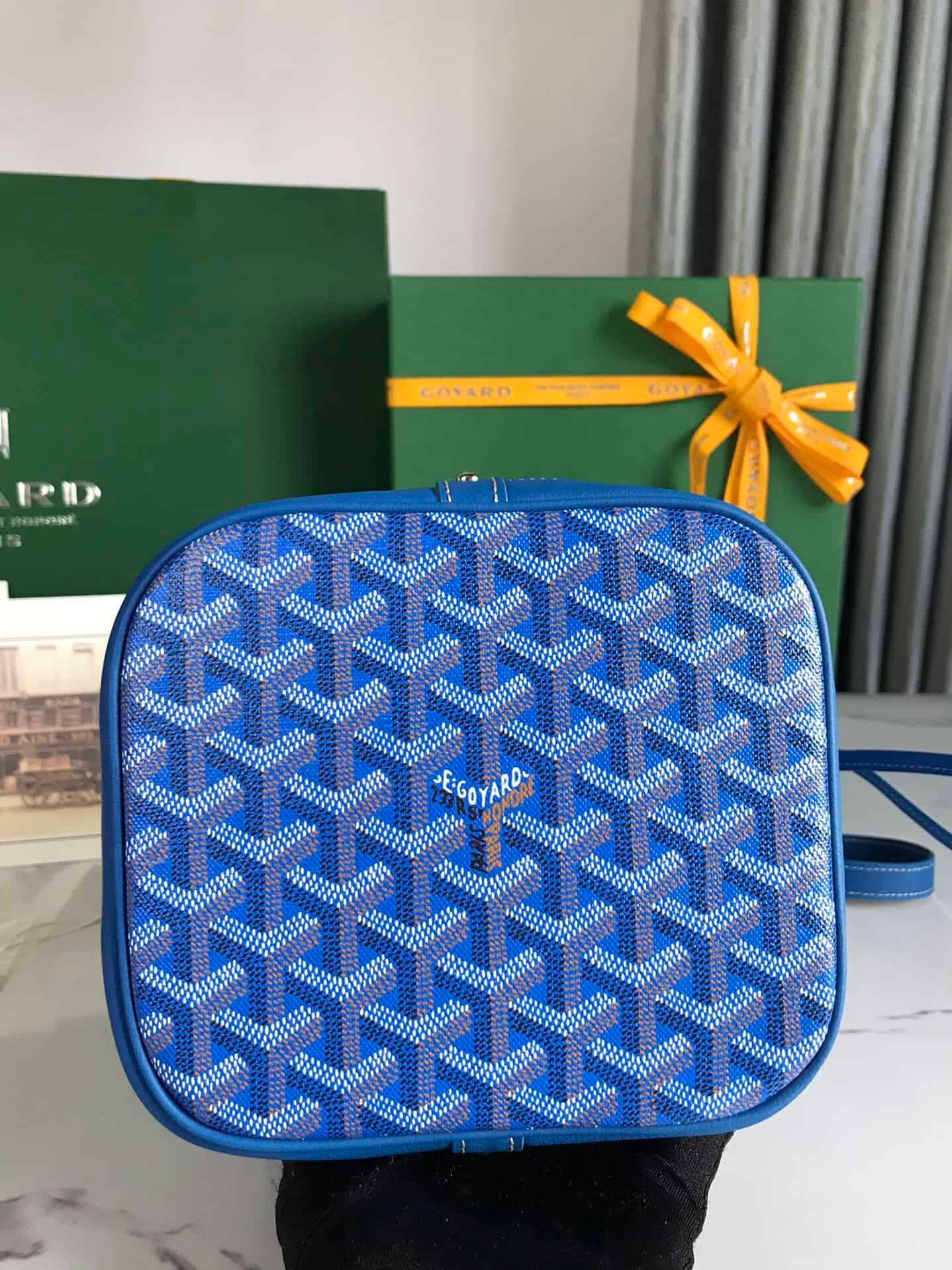 Goyard Petit Flot Bucket Bag - Electric Blue 90090 | Sandra Bags - Image 2