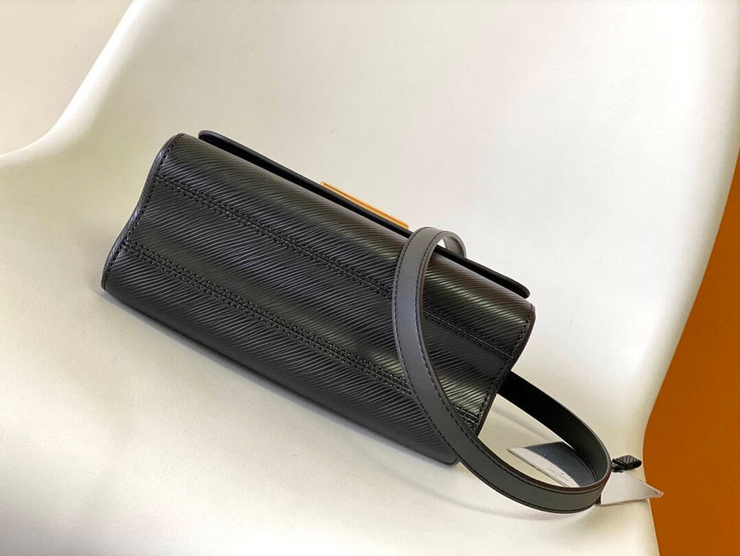 Louis Vuitton Twist Medium Handbag – Black 72585 | Sandra Bags - Image 4