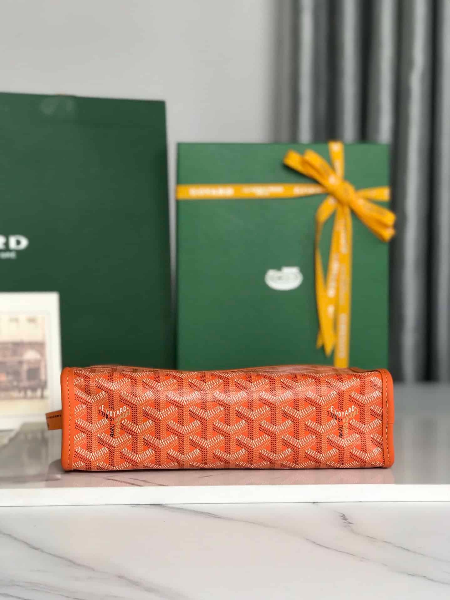 Goyard Jouvence Toiletry Bag - Orange 79101 | Sandra Bags - Image 2