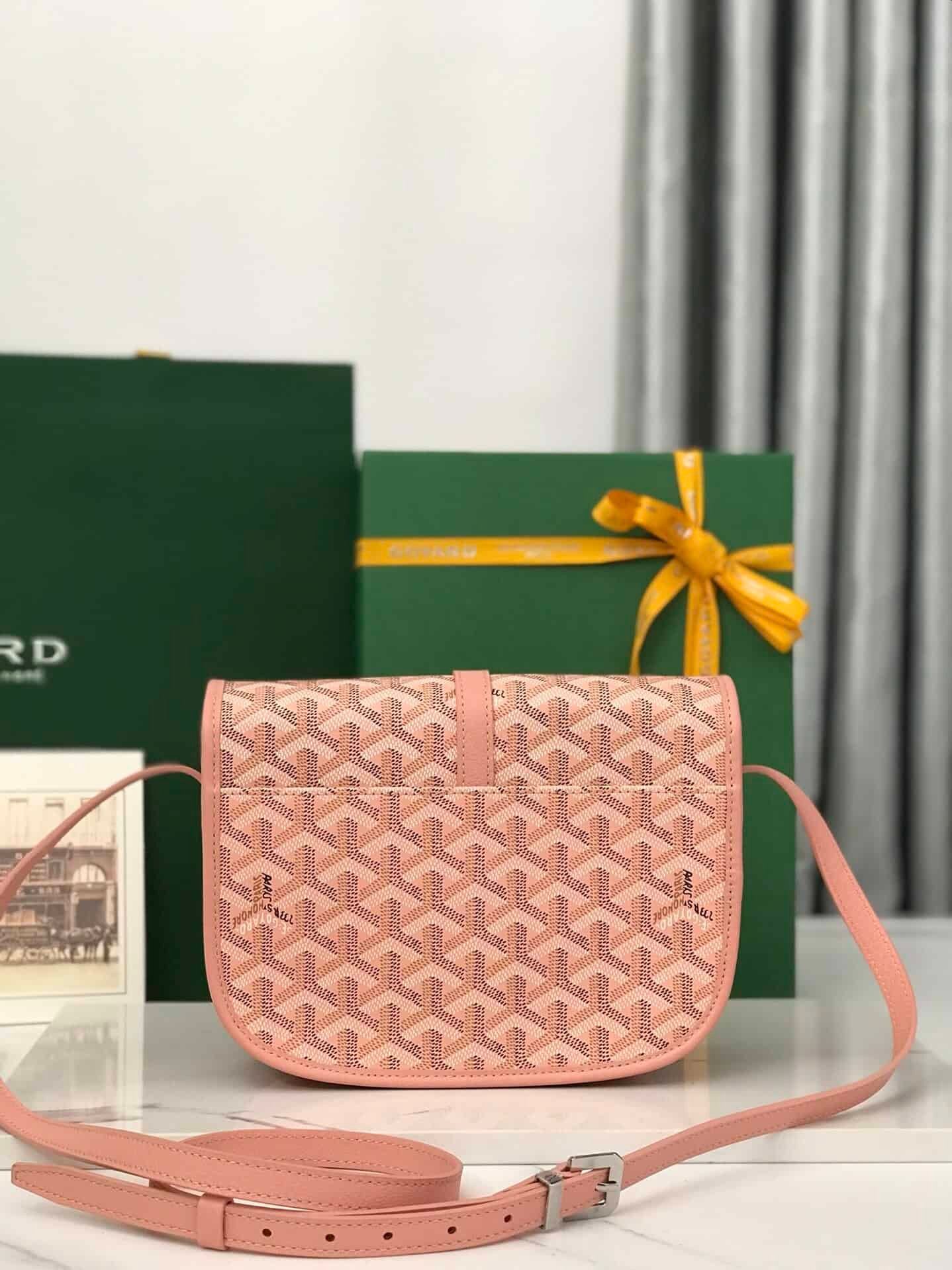 Goyard Belvédère II Handbag - Powder Pink 33734 | Sandra Bags - Image 3