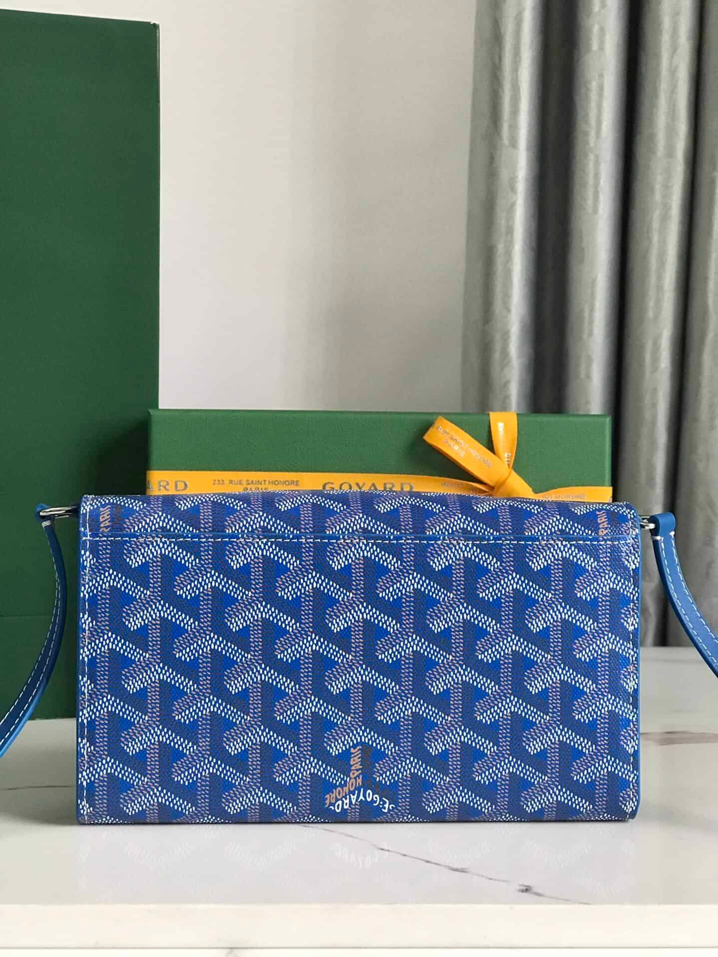Goyard Varenne Wallet - Electric Blue 65775 | Sandra Bags - Image 4