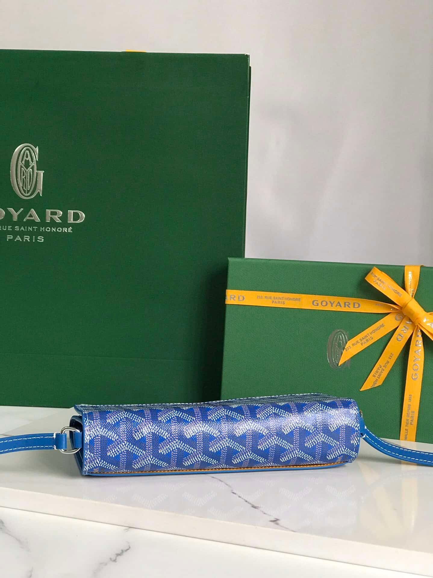 Goyard Varenne Wallet - Electric Blue 65775 | Sandra Bags - Image 3