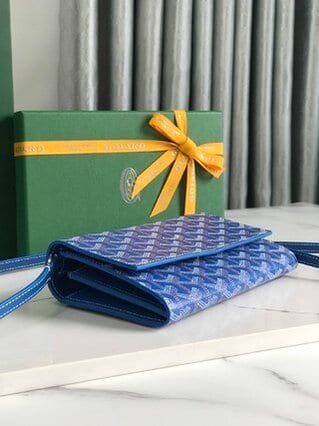 Goyard Varenne Wallet - Electric Blue 65775 | Sandra Bags - Image 2
