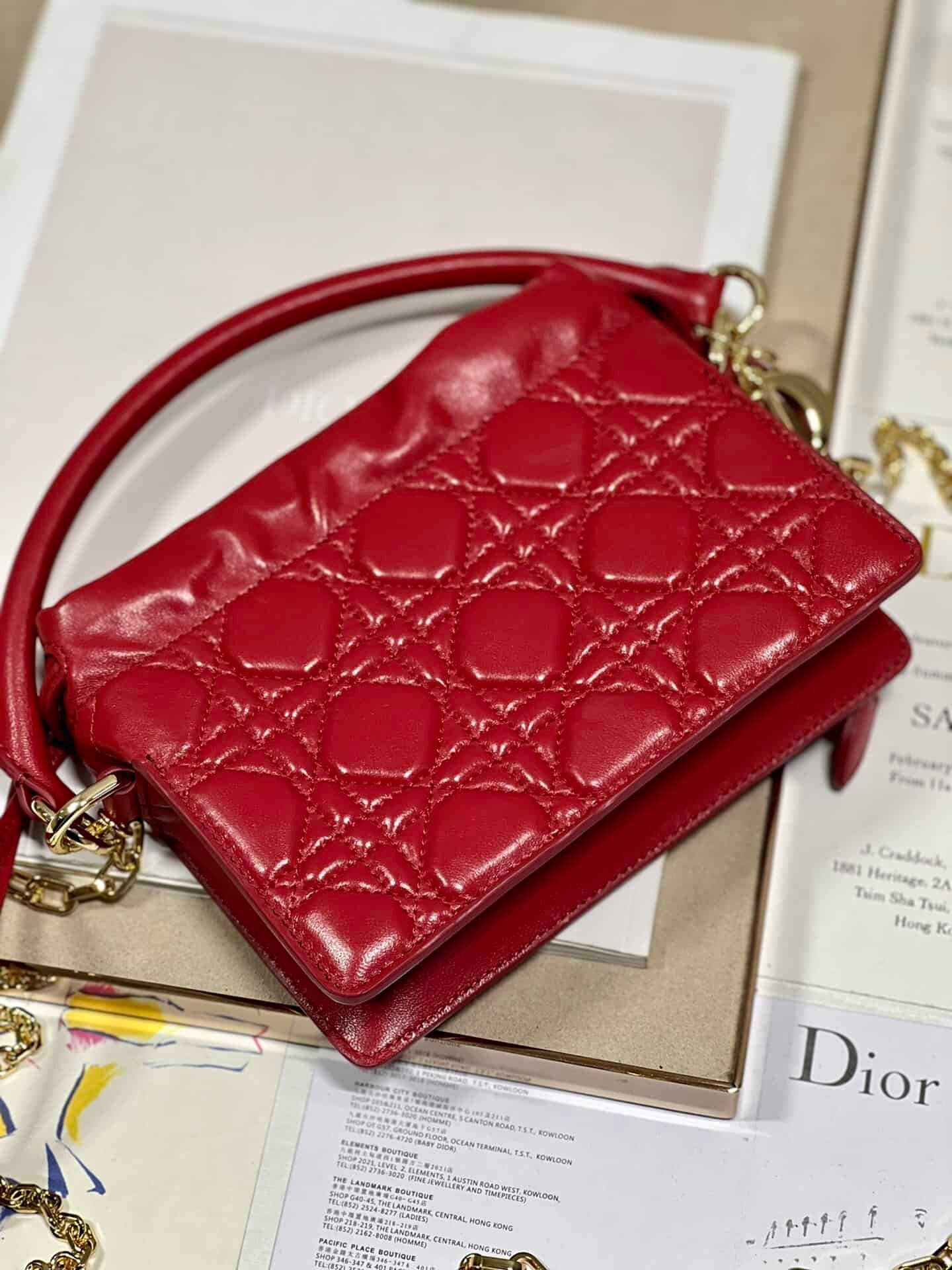 DIOR Lady Mini Bag - Red 58942 | Sandra Bags - Image 5