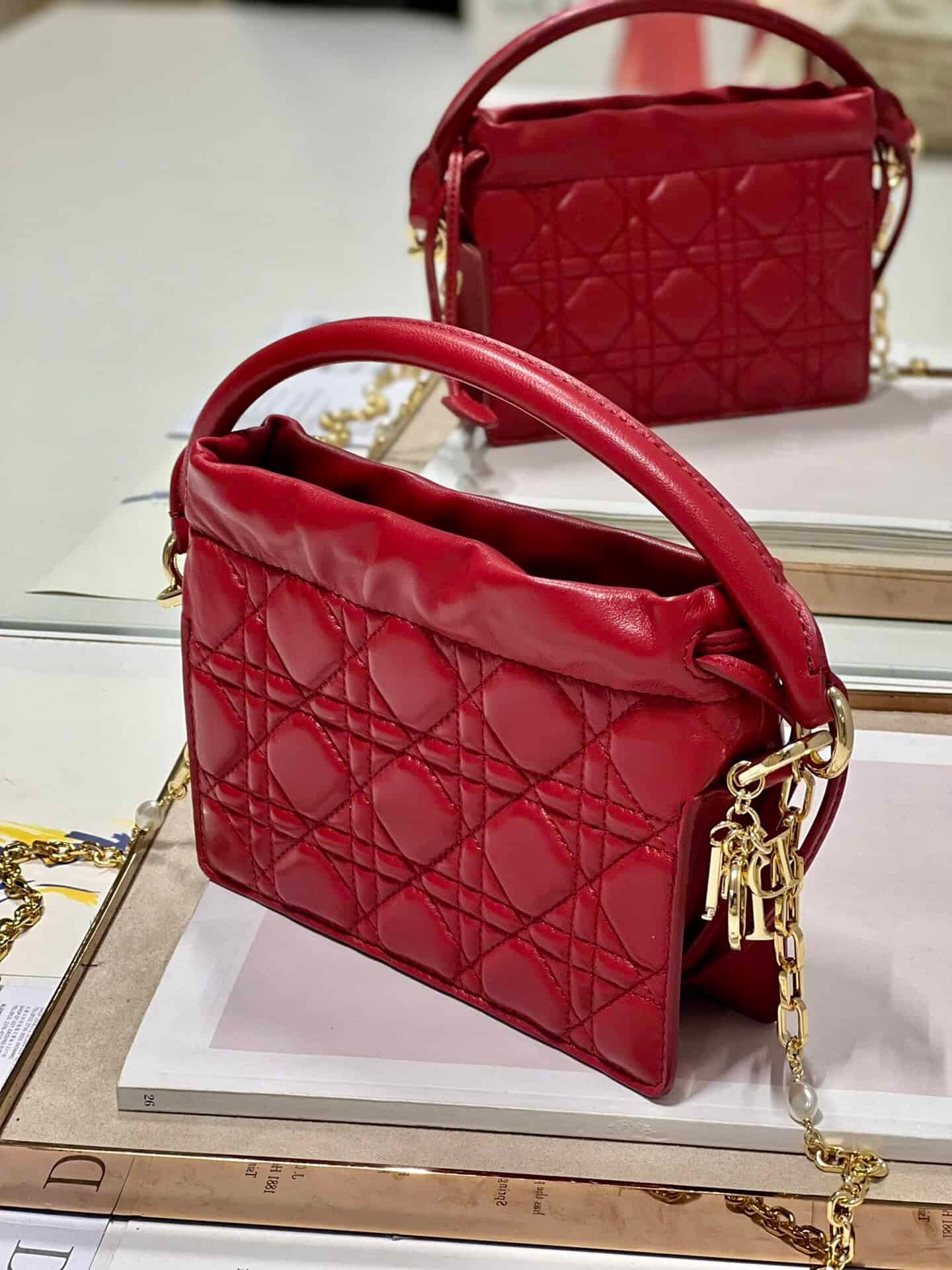 DIOR Lady Mini Bag - Red 58942 | Sandra Bags - Image 4