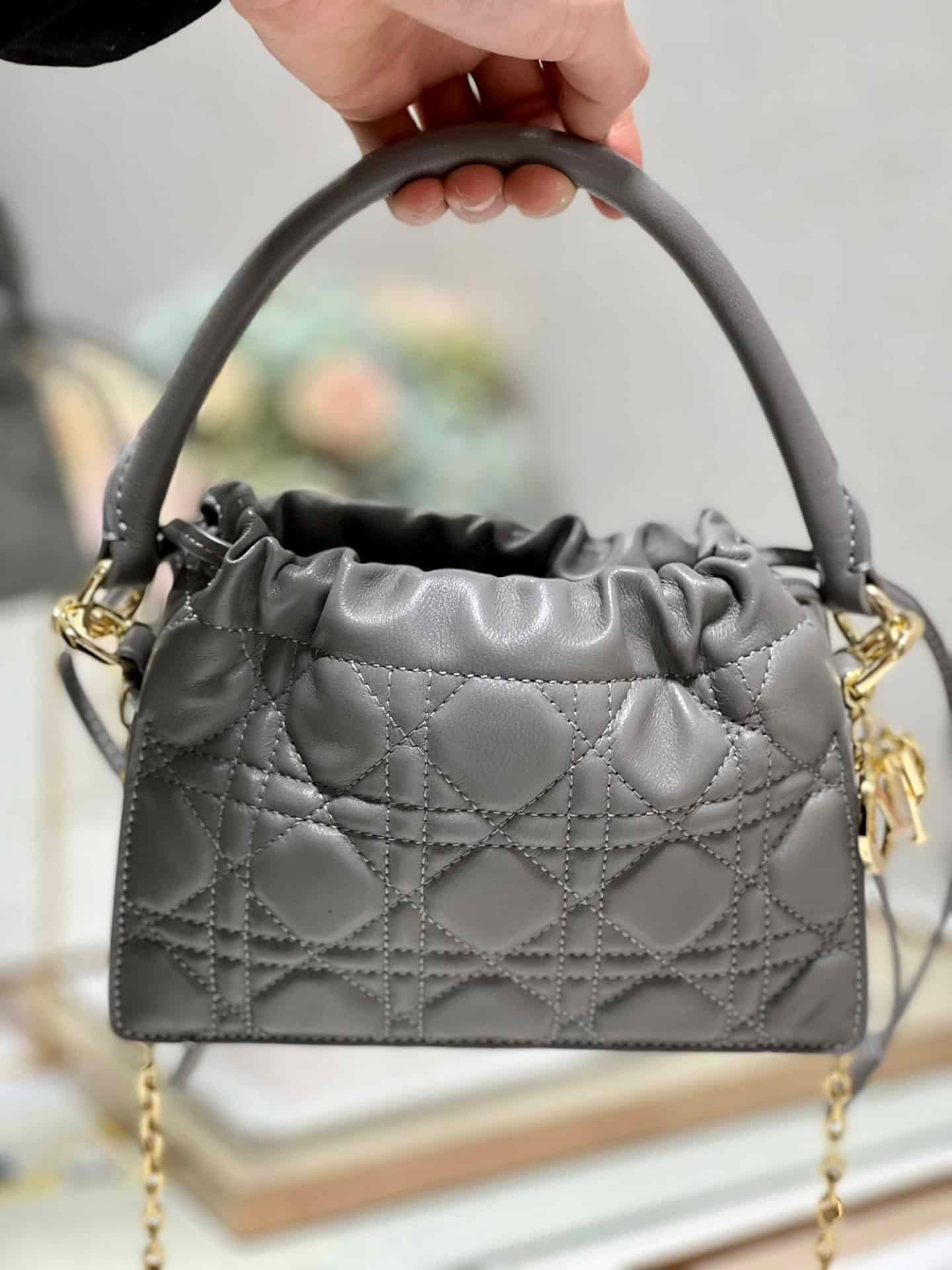 DIOR Lady Mini Bag - Dark Gray 24532 | Sandra Bags - Image 2