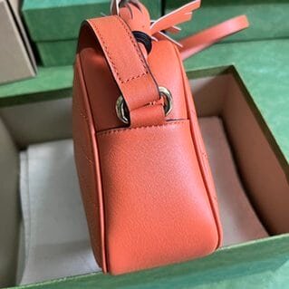 Gucci Blondie Small Leather Shoulder Bag – Orange 99404 | Sandra Bags - Image 3