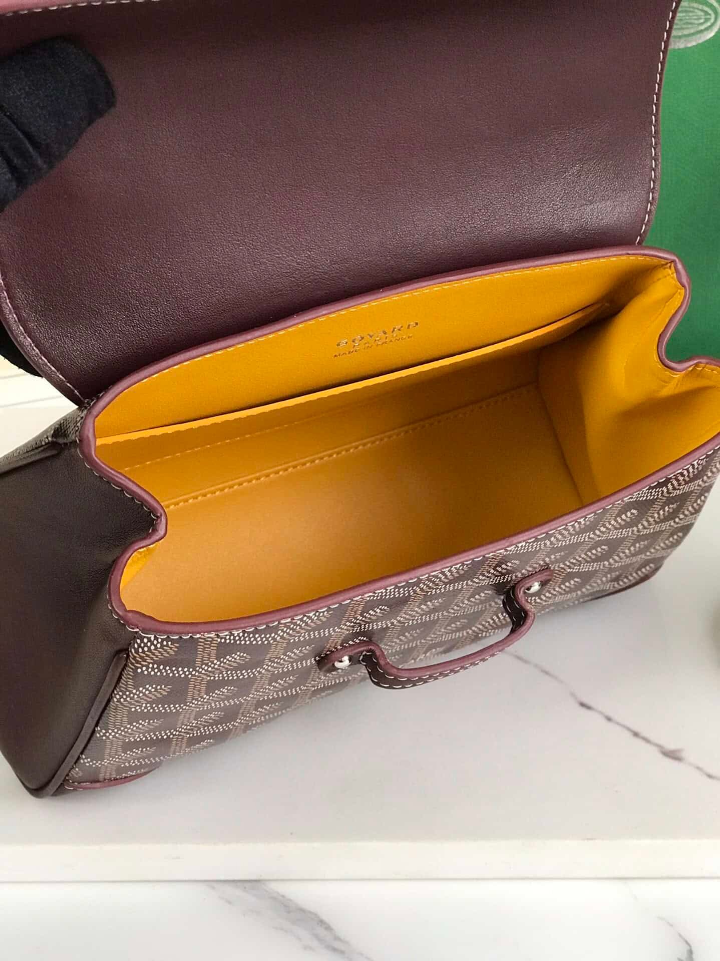 Goyard Saïgon Mini Handbag - Purple 35129 | Sandra Bags - Image 2
