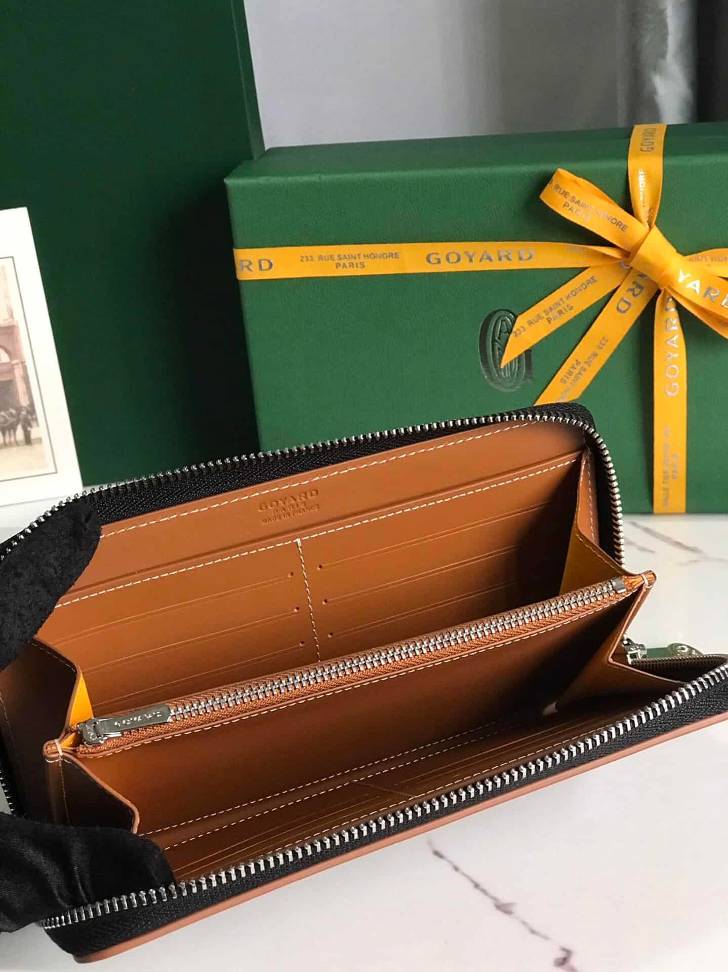 Goyard Matignon Large Long Wallet - Brown 52812 | Sandra Bags - Image 3