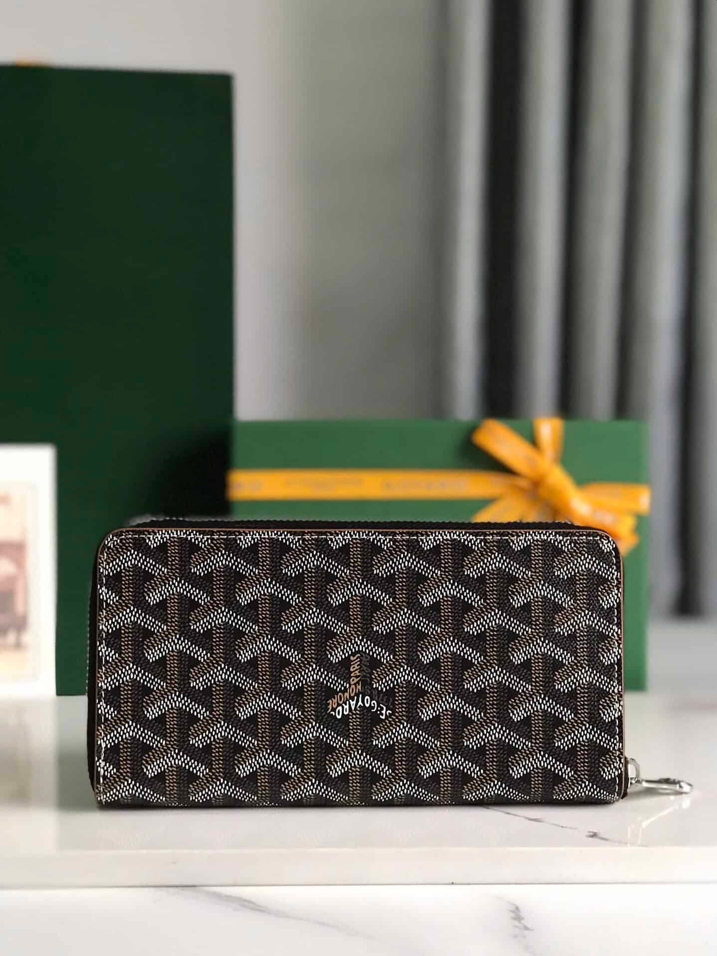 Goyard Matignon Large Long Wallet - Brown 52812 | Sandra Bags - Image 5