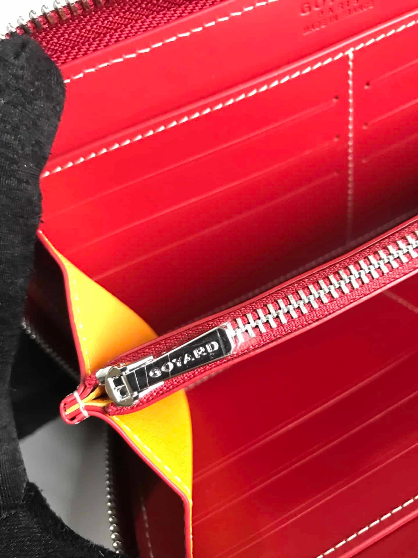 Goyard Matignon Large Long Wallet - Red 55387 | Sandra Bags - Image 2