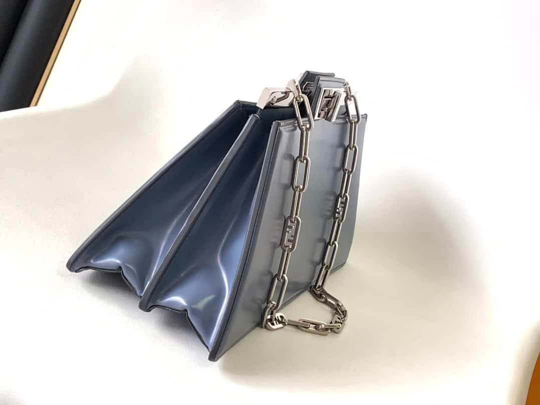 Fendi Peekaboo Cut Medium Bag - Blue 68452 | Sandra Bags - Image 2