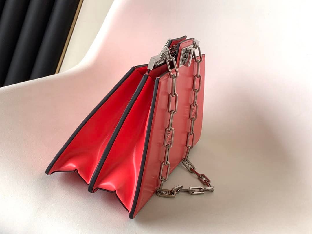 Fendi Peekaboo Cut Medium Bag - Peach 88257 | Sandra Bags - Image 2