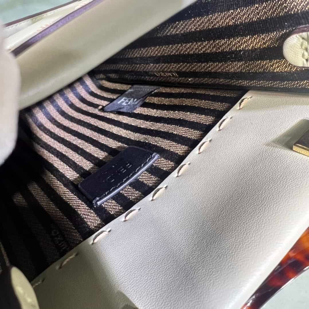 Fendi Sunshine Mini Tote Bag - White 87874 | Sandra Bags - Image 2