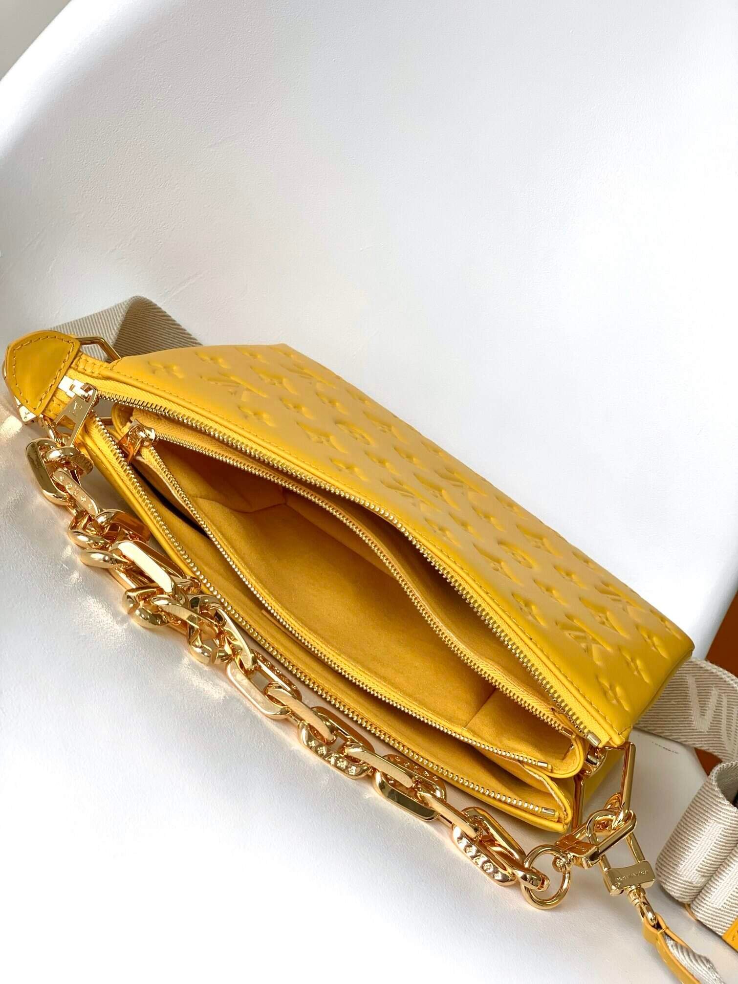 Louis Vuitton Coussin Small Handbag - Yellow 84817 | Sandra Bags - Image 5
