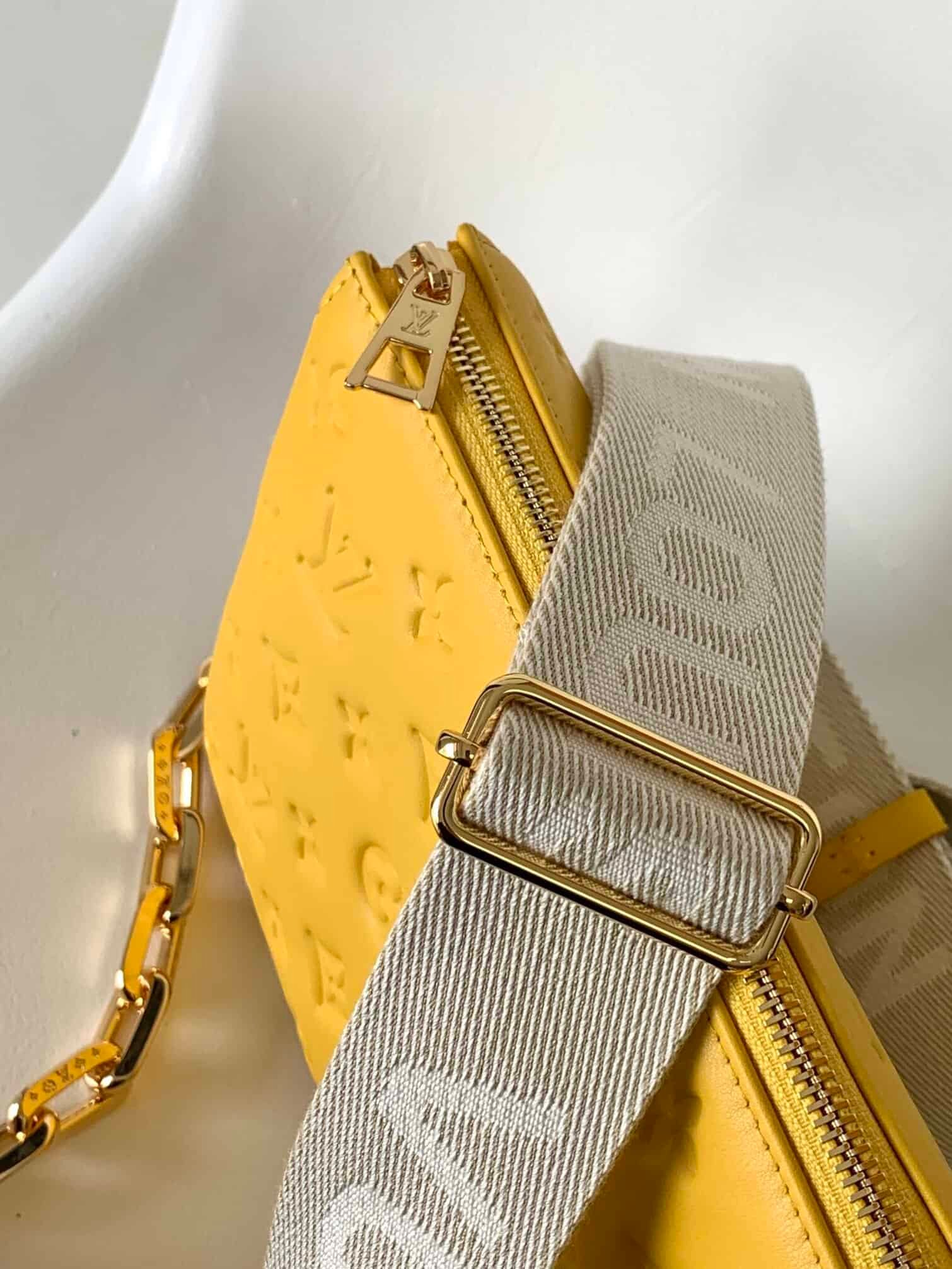 Louis Vuitton Coussin Small Handbag - Yellow 84817 | Sandra Bags - Image 4
