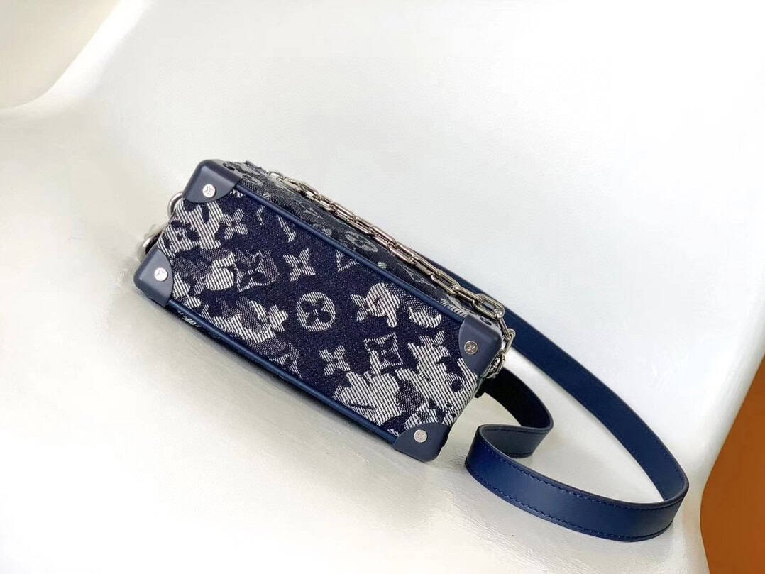 Louis Vuitton Mini Soft Trunk Chain Bag - Blue 38313 | Sandra Bags - Image 3