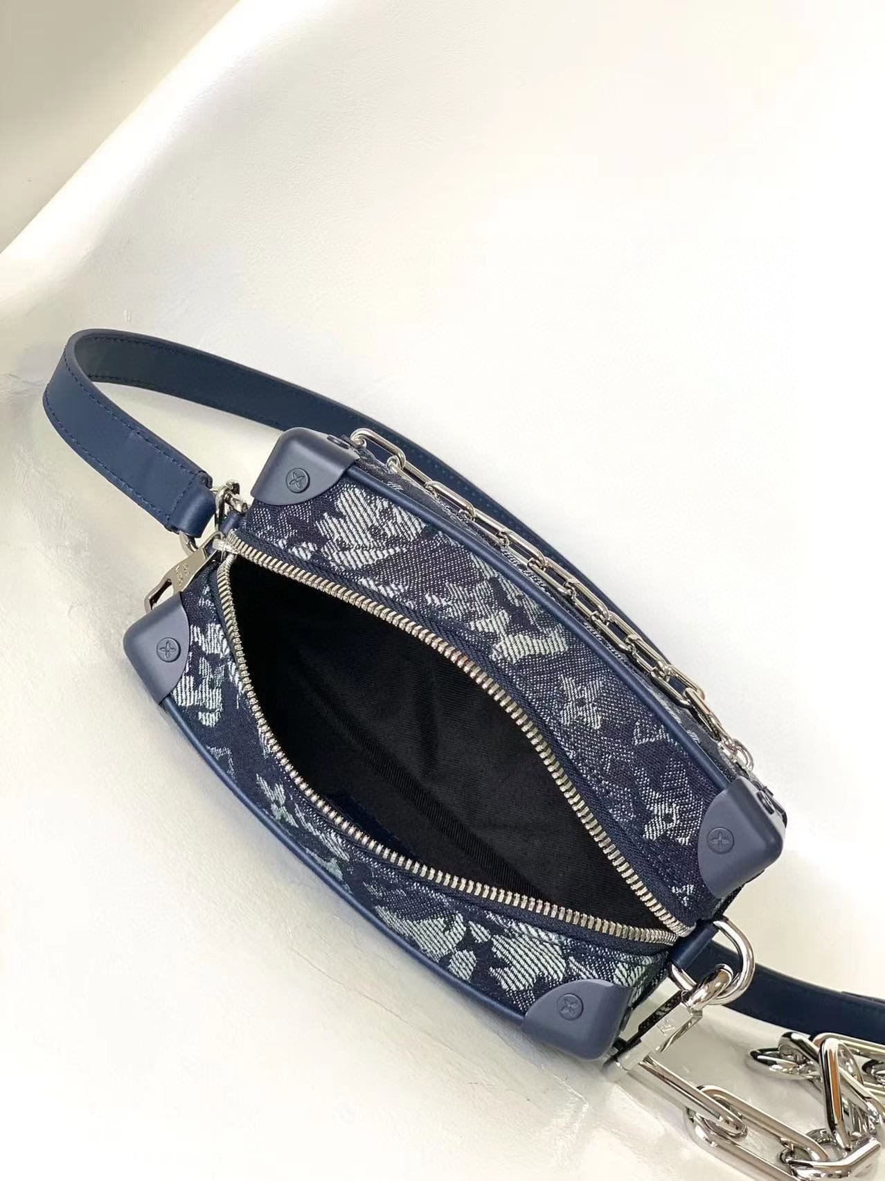 Louis Vuitton Mini Soft Trunk Chain Bag - Blue 38313 | Sandra Bags - Image 4