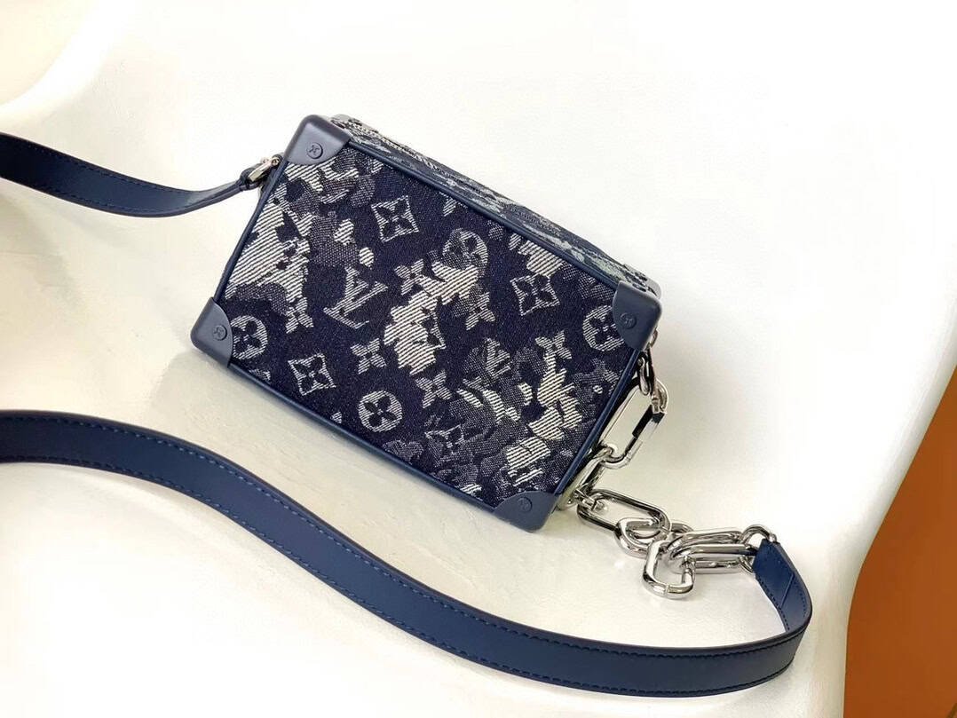 Louis Vuitton Mini Soft Trunk Chain Bag - Blue 38313 | Sandra Bags - Image 5