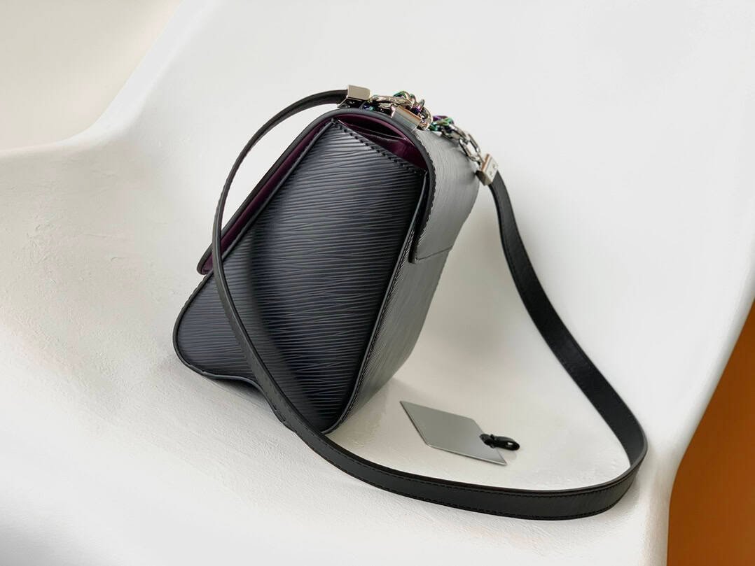 Louis Vuitton Twist Medium Handbag – Black 88293 | Sandra Bags - Image 5