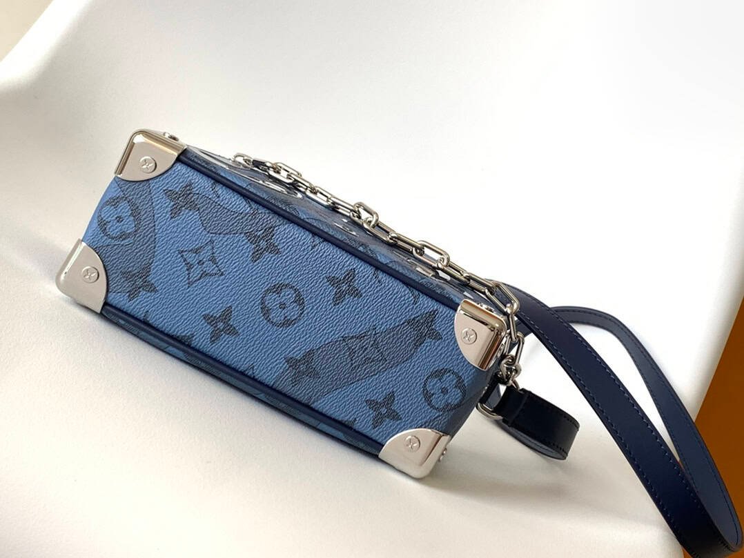 Louis Vuitton Mini Soft Trunk Handbag - Blue 66524 | Sandra Bags - Image 3