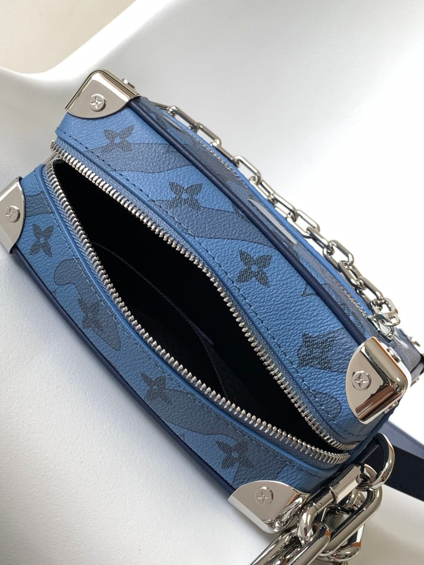 Louis Vuitton Mini Soft Trunk Handbag - Blue 66524 | Sandra Bags - Image 2