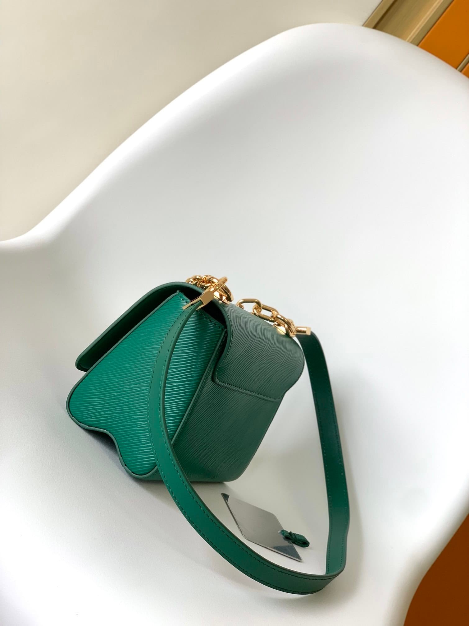Louis Vuitton Twist Medium Handbag – Green 87492 | Sandra Bags - Image 5