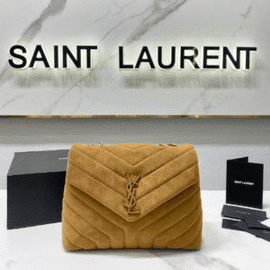 YSL LouLou Y-Shaped Medium Shoulder Bag - Brown 65002 | Sandra Bags