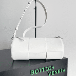 Bottega Veneta Arco Barrel Bag - White 20440 | Sandra Bags