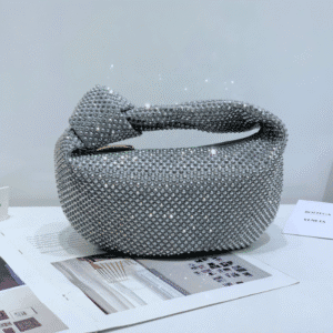 Bottega Veneta Mini Jodie Chinese Valentine’s Day Handbag - Silver 68990 | Sandra Bags