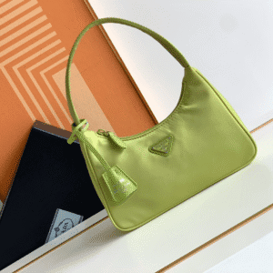 Prada Hobo Kendou's Shoulder Bags - Parrot Green 75905 | Sandra Bags
