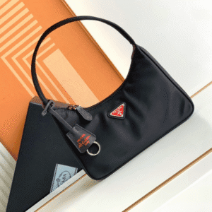 Prada Hobo Kendou's Shoulder Bags - Black 88908 | Sandra Bags