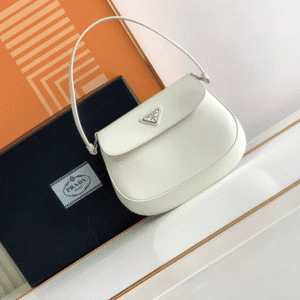 Prada Small Armpit Bag - Flip White 54236 | Sandra Bags