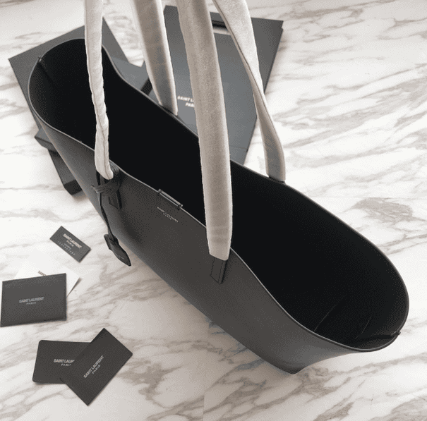 YSL Casual Plain Shopping Bag - Black 86272 | Sandra Bags - Image 5