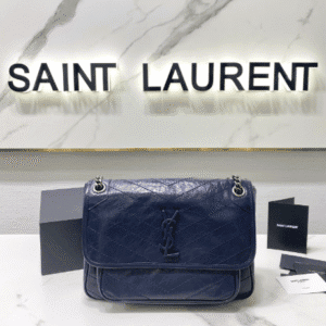 YSL Saint Laurent's Niki's Medium Handbag - Sapphire 37791 | Sandra Bags