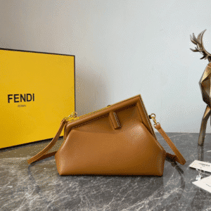 Fendi First Small Handbag – Brown 31203 | Sandra Bags