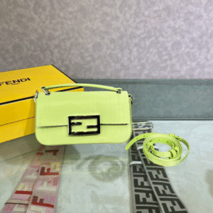 Fendi Baguette Smartphone Bag - Light Yellow 93007 | Sandra Bags