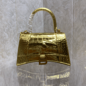 Balenciaga Heavyweight Hourglass Large Bag - Shimmery Gold 79191 | Sandra Bags